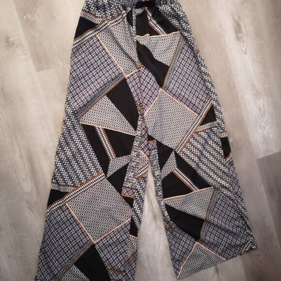 Apollo Ladies Elastic Waist Lightweight Palazzo Pants - Picture 1 of 5
